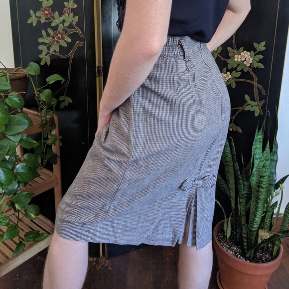 Midi plaid skirt vintage - Picture 1 of 4